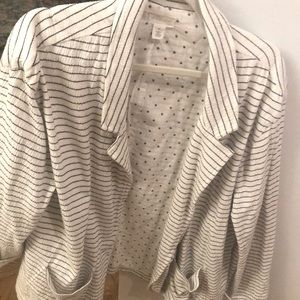 Lined Caslon Striped Jacket FINAL PRICE